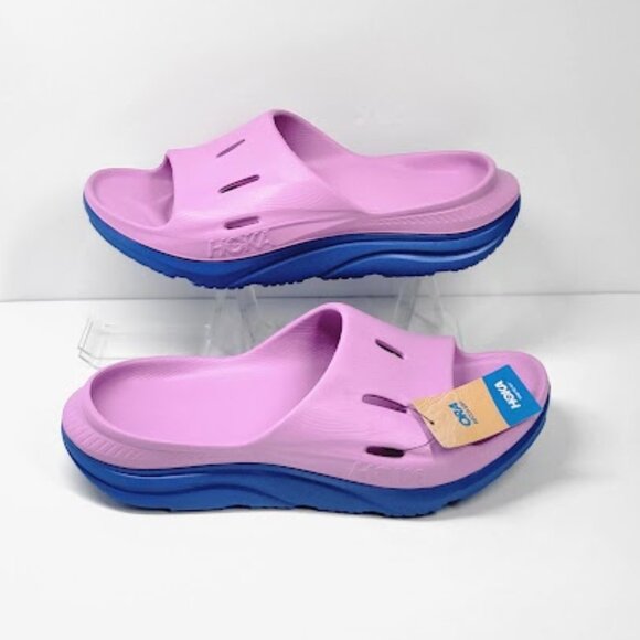 HOKA UNISEX ora recovery slide 3 pink Sz 11men 13 women's NEW - Picture 3 of 9
